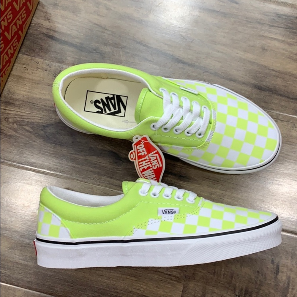 •VANS ERA CHECKERBOARD shrpgrtrwht wmns